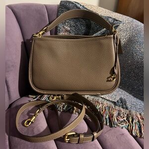 Coach Cary Crossbody Dark Stone Like New